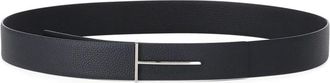 Tom Ford Leren Riem - Heren - Riemen - Zwart - 95 CM - Leer - Accessoires