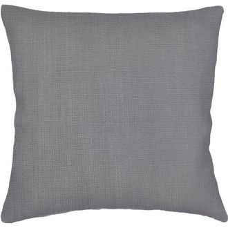 Anaya with Love So Soft Linen Euro Pillow with Down Alternative Insert in Classic Grey at Nordstrom, Size 26X26
