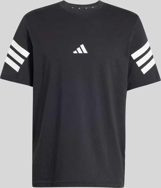 adidas Regular Fit T-Shirt aus reiner Baumwolle in Black, Gr&ouml;&szlig;e XXL