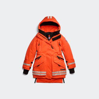 Canada Goose Sea Mantra Parka (Women, Signal Orange, XL)