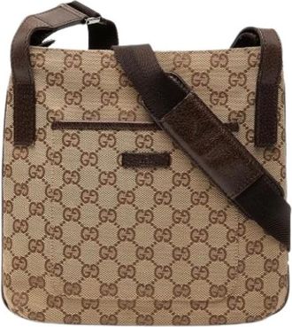 Gucci Pre-owned Cross Body Bags, female, Brown, Size: ONE SIZE Pre-owned Crossbody Bag