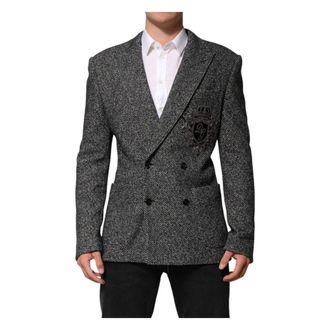 Dolce & Gabbana Hombre, Chaquetas, Gris, Talla: M