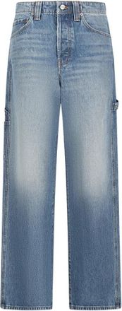 Khaite Sowen Wide Jeans - Dames - Loose Fit Jeans - Blauw - W31 - Jeans