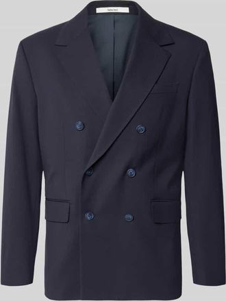 Selected Regular Fit Anzugsakko mit Viskose-Anteil Modell LIAM in Dunkelblau, Gr&ouml;&szlig;e 44