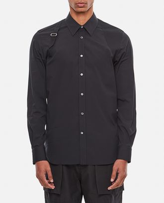 Alexander McQueen Camicia Harness In Cotone
