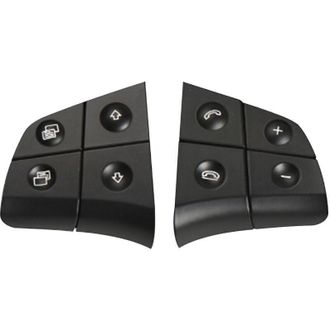 OEM Pomo De Control Del Volante De Repuesto Para Mercedes Benz Clase W164 W245 W251 Ml Gl Br, Negro, 4 Botones -crezuo