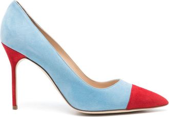 Manolo Blahnik 105mm Capcour Pumps - Womens - Suede