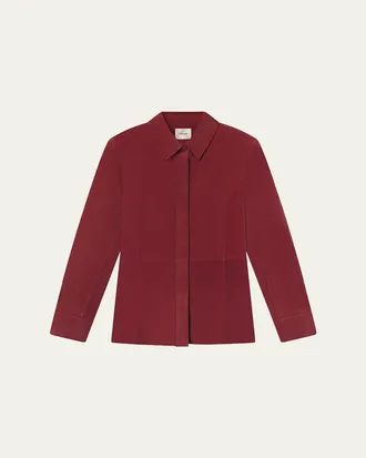 Frame Denim The Suede Shirt