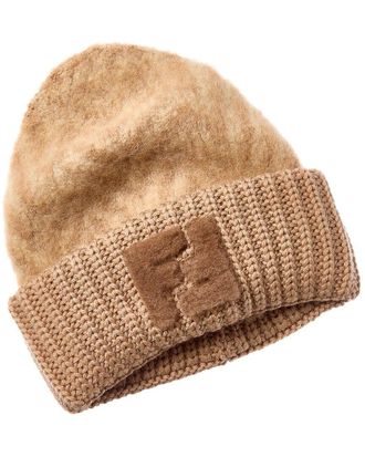 Fendi Fendi Ff Alpaca & Wool-Blend Beanie
