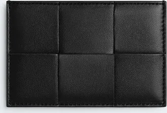 Bottega Veneta Cassette Credit Card Case - Black - Woman - 100% Lambskin