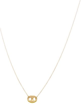 Italian Gold, Inc 10K Puffed Mariner Link Pendant Necklace