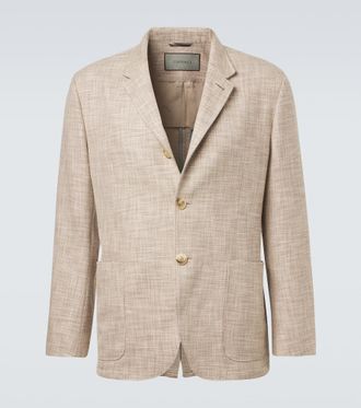 Canali Cotton, wool, and silk blazer