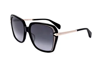 Rag & Bone Rag & Bone Womens 57 mm Black Sunglasses