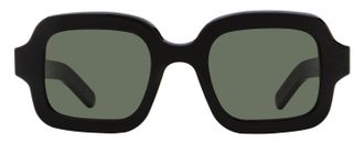 Retro Superfuture Benz Sunglasses - Black