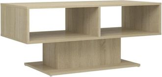 vidaXL Vidaxl - Coffee Table Sonoma Oak 103.5x50x44.5 cm Engineered Wood