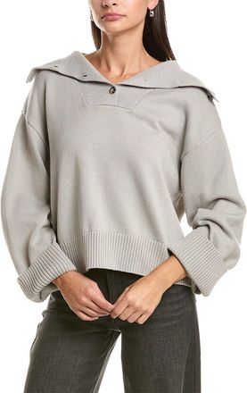 Rag & Bone Rag & Bone Quinn Polo Wool-Blend Sweater