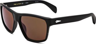 Rag & Bone Rag & Bone Mens 58mm Matte Black Sunglasses