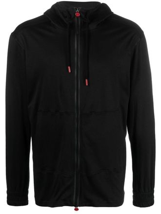 Kiton Jack met capuchon - Zwart