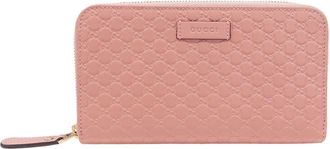 Gucci Pink Long Wallet (Bi-Fold) (Pre-Owned)