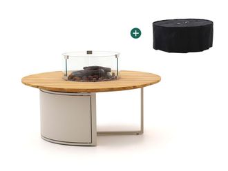 Cosi loft lounge vuurtafel &oslash;120cm (h: 50cm)