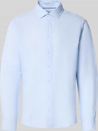 Jake*s Regular Fit Freizeithemd aus Leinen-Mix in Hellblau, Gr&ouml;&szlig;e XXL