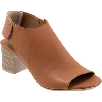 Bueno Rachel Block Heel Sandal in Dark Tan at Nordstrom Rack, Size 10.5-11Us / 42Eu