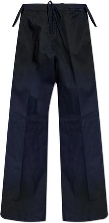 Dsquared2 Broek met decoratieve strik - Heren - Wijde Broeken - Blauw - XL - Broeken