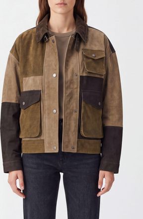 Isabel Marant Giacca utility Risla in cotone con stampa e cintura