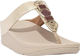 FitFlop FitFlop Jewelstone Leather Sandal