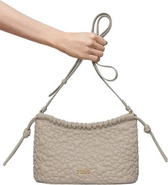 Tous Borsa a tracolla goffrata - Marrone