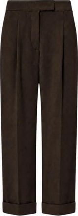 Liu Jo Pantalones anchos - Trousers - Mujer - Marr&oacute;n - XS