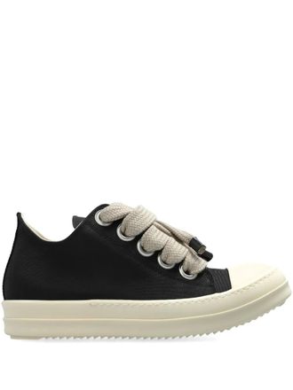 Rick Owens Jumbolance lace-up platform sneakers - women - Nylon/Canvas/Rubber - 38 - Black