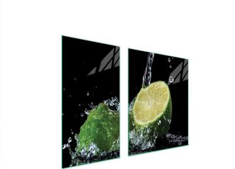 OEM Placa Protectora De Vidrio Para Estufa 90x52 Lim&oacute;n