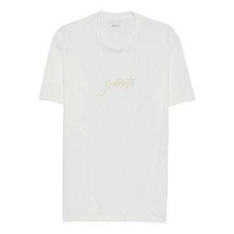 Isabel Marant Heren, Tops, Wit, Maat: M Katoen