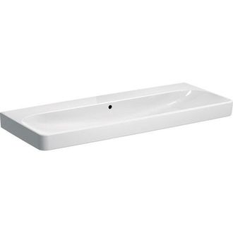 Keramag Geberit Smyle Square Lavabo 500225, 120x48cm, Sans Trou Pour