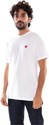 Carhartt Work in Progress Camiseta S/S Small Heart - Tops - Hombre - Blanco - XL