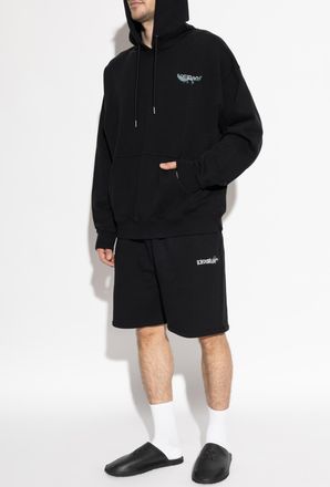 Off-white Sweatshirt With Printed Logo, Mens, Black