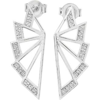 Lucy Quartermaine Angel Wing Studs in Sterling Silver at Nordstrom