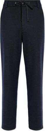 Moncler Wollen Broek - Heren - Straight fit broeken - Blauw - XL - Wol - Broeken