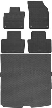OEM Juego De Alfombrillas De Goma Para Coche Y Alfombrilla Para Maletero Para Volvo Xc90 Ii Suv A Partir De 2015