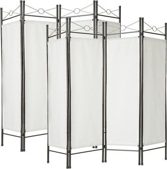 TecTake Tectake - 2 paravento, divisori 180 x 160 x 2,5cm - Separè, paravento economico, separè economici