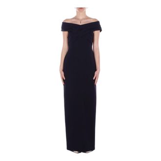 Ralph Lauren Maxi Jurk - Dames - Maxi kleedjes - Blauw - L - Polyester - Kleedjes