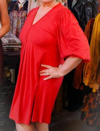 Indies Dress In Red