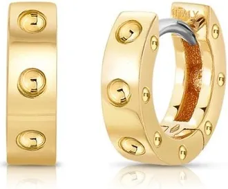 Roberto Coin 18K Yellow Gold Pois Moi Symphony Hoop Earrings