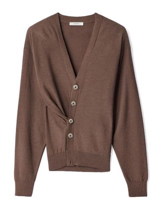 Christophe Lemaire Relaxed Twisted Cardigan
