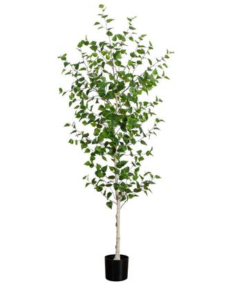 Nearly Natural 7Ft Artificial Birch Tree