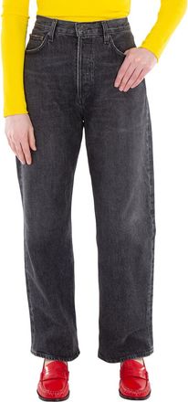 A Gold E Agolde Ladies Black Fran Jeans