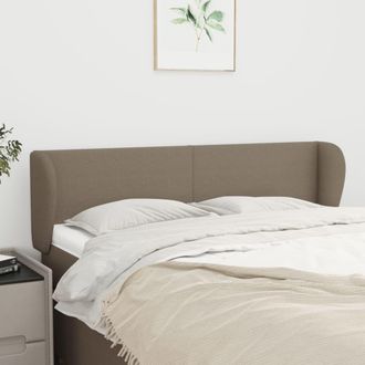 vidaXL Cabecero De Tela Gris Taupe 147x23x78/88 Cm Vidaxl