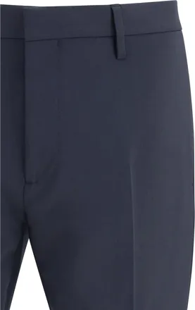 Dsquared2 Mens Suit Single-Breasted Wool-Blend Navy Blue Wool (fleece) Suits