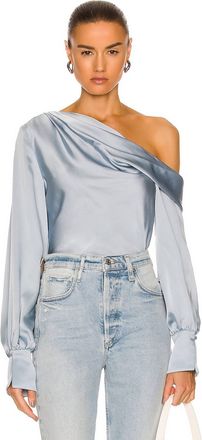 SIMKHAI Alice One Shoulder Top In Cove